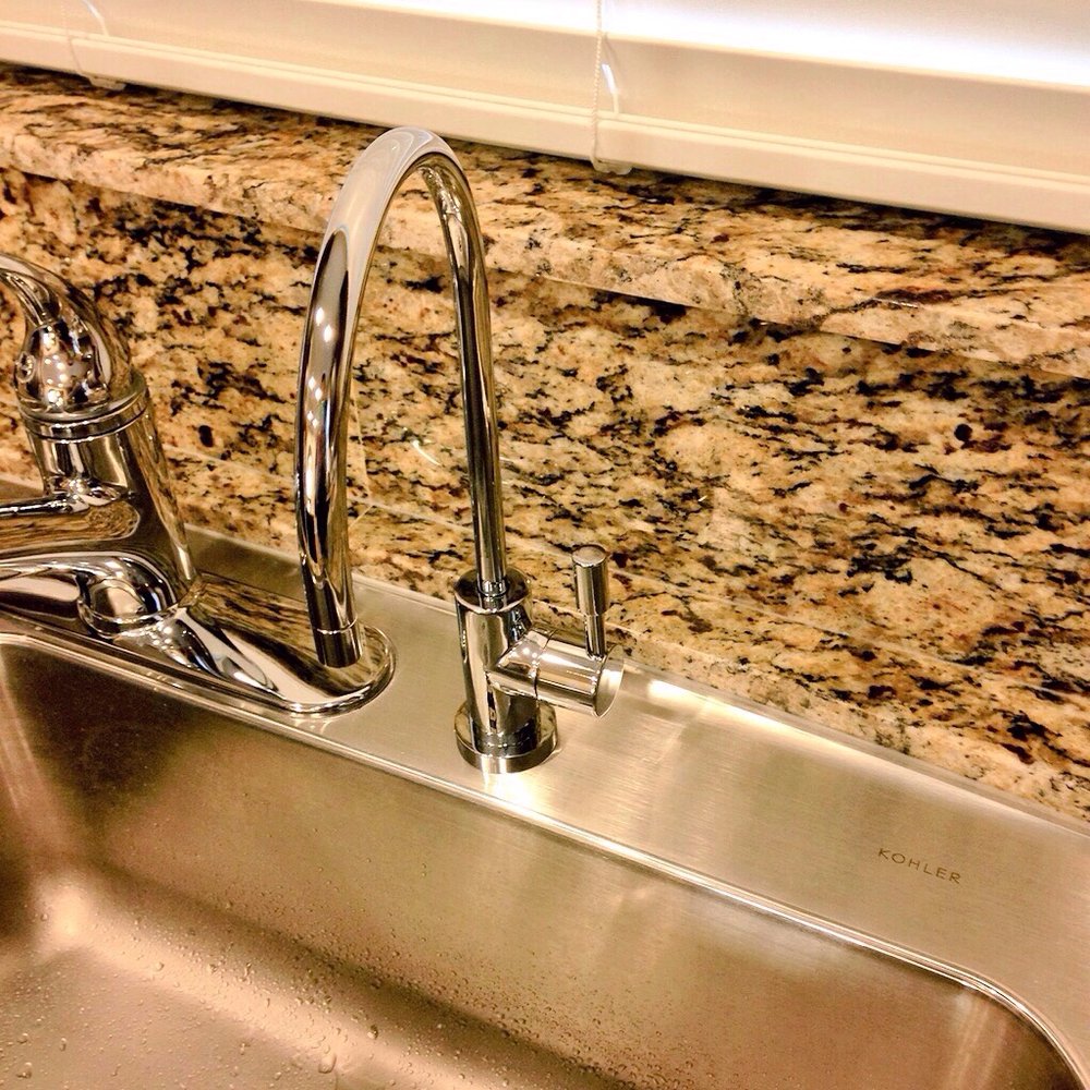 RO Faucet installed