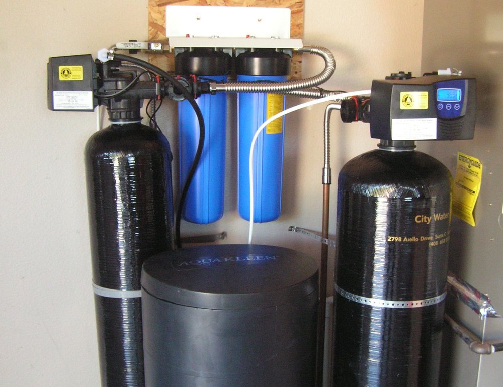 Softner, Fluoride tank, whole house carbon, and sediment